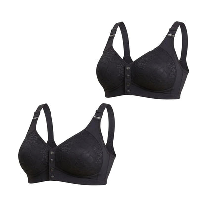 Kit 2 Sutiãs de Renda Alta Sustentação - 52% OFF + Frete Grátis